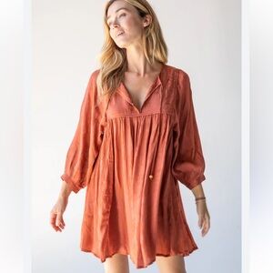 NWT Natural Life Rose Mini Dress